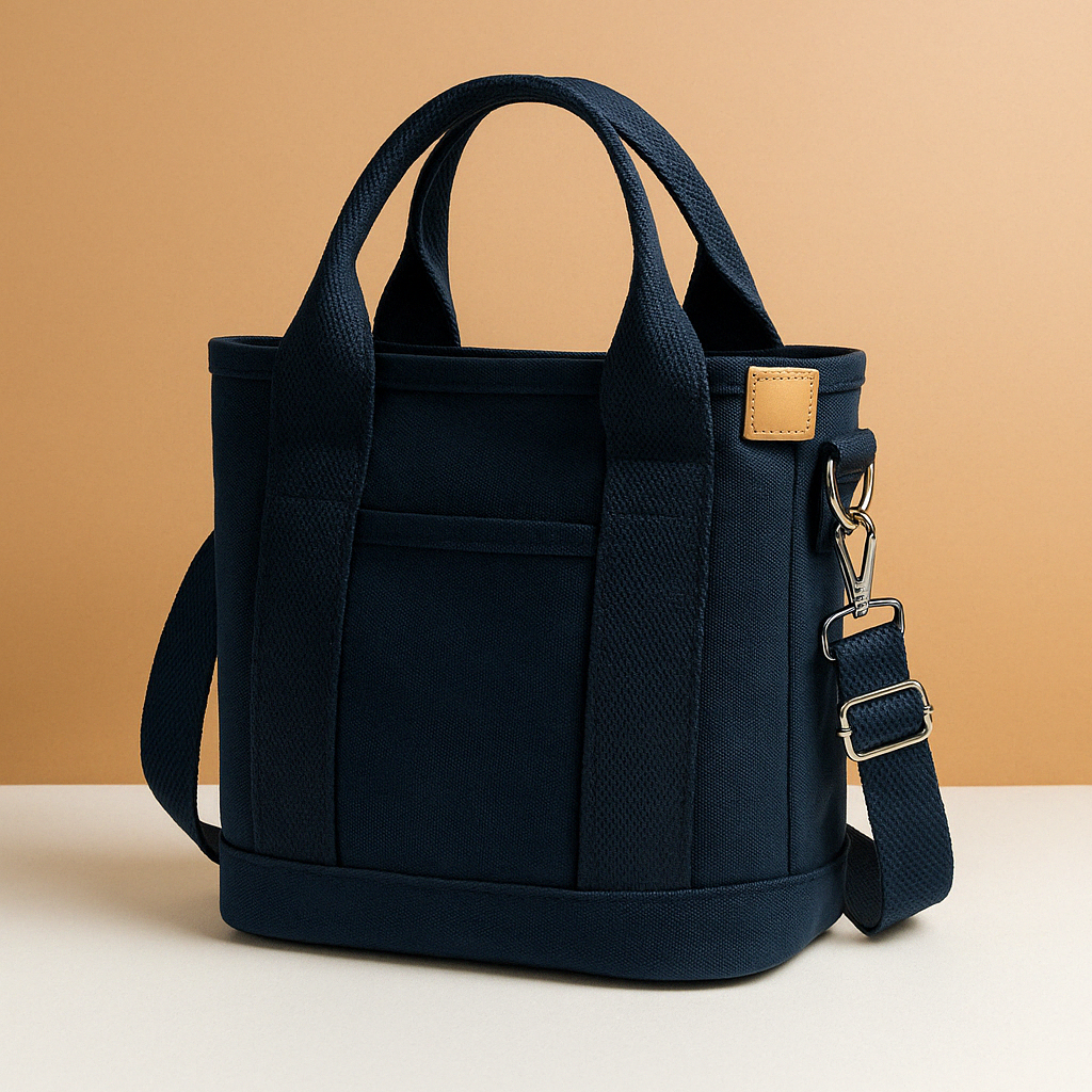 Emma | Sac Bandoulière Compact en Toile avec Poches Zippées | Élégant et Pratique pour Femmes 8