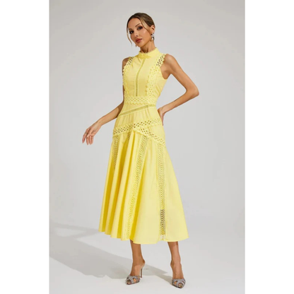 Carina | Damen Midikleid Hochzeit Elegant Klassisch