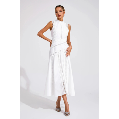 Carina | Damen Midikleid Hochzeit Elegant Klassisch