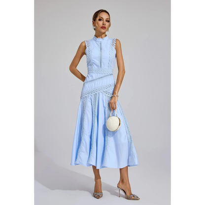 Carina | Damen Midikleid Hochzeit Elegant Klassisch