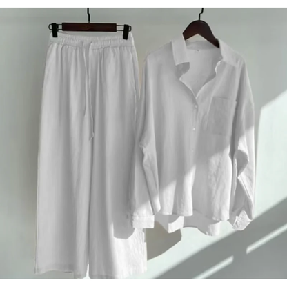 Carina | Damen Sommer Set Mit Bluse Und Hose