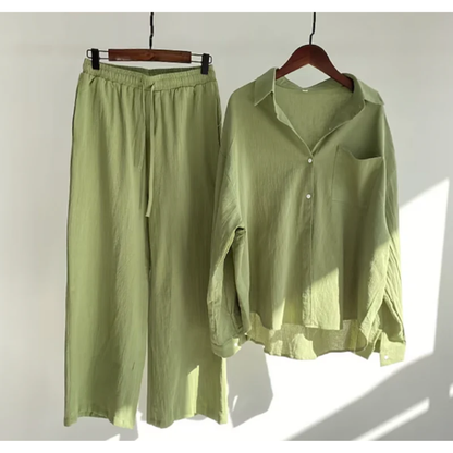Carina | Damen Sommer Set Mit Bluse Und Hose
