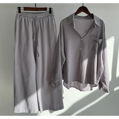 Carina | Damen Sommer Set Mit Bluse Und Hose