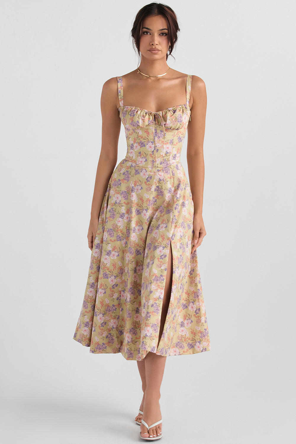 Büstier Sommerkleid mit Taillenkorrektor - Isabella