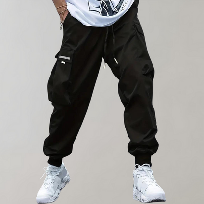 Casual Men's Cargo Pants - Mason-Khaki-S-Nora Luxe