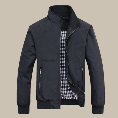 Casual Summer Jacket - Alex-Black-S-State of Style