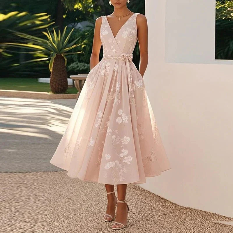 Catarina | Vestido Midi Elegante - Ines Braga