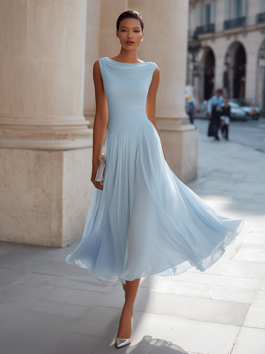 Damen Elegantes Hochzeitskleid | Midi