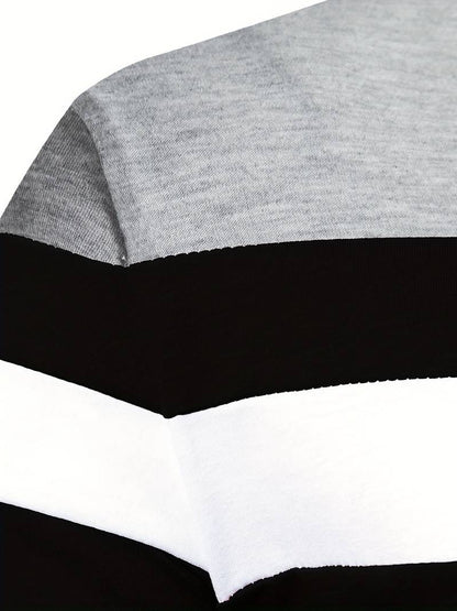 Harrison – Long-Sleeved Polo Shirt with Zipper | Men's Stylish Casual Polo Shirt