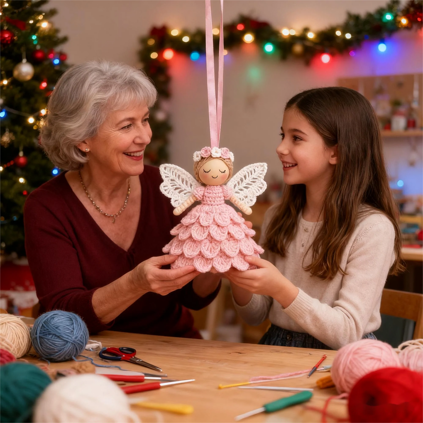 HandiCraft™ | DIY Crochet Angel Kit – Create Something Meaningful | 1+1 FREE