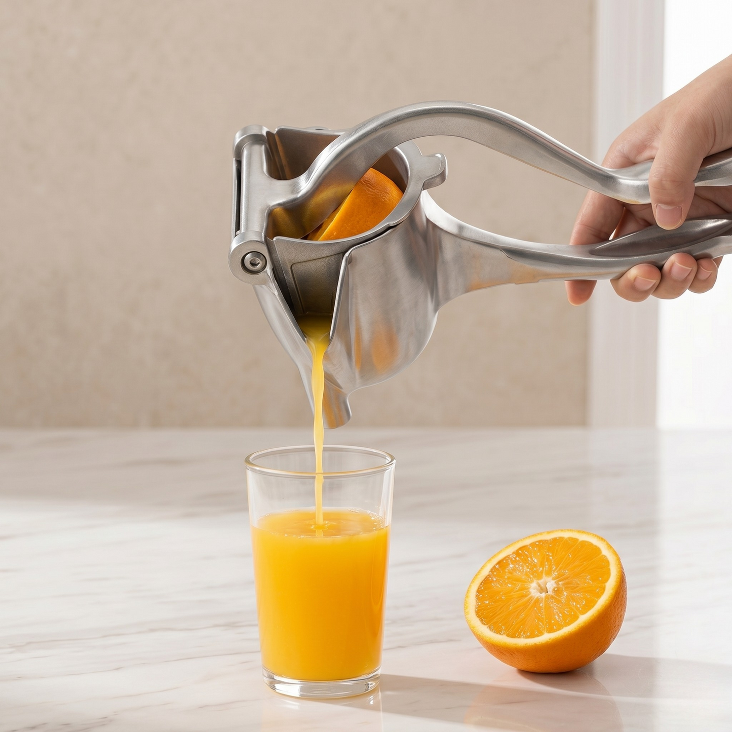 PureAura Stainless Steel Citrus Press