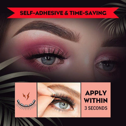 Ree™ Washable and Reusable False Eyelashes with Self-Adhesive Design