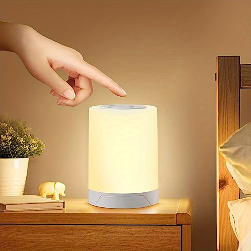 Lámpara de noche LED regulable con carga USB