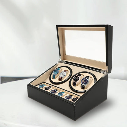 FörvarBillon® Quad - The Only Watch Winder with Ultra Silent (<5dB) Bi-Directional Japanese Motors | Designed by JesseVance Milan