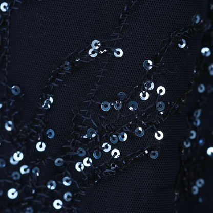 Charlotte | Women's Party Maxi Dress With V-Neck And Sequin Design | Glamorous