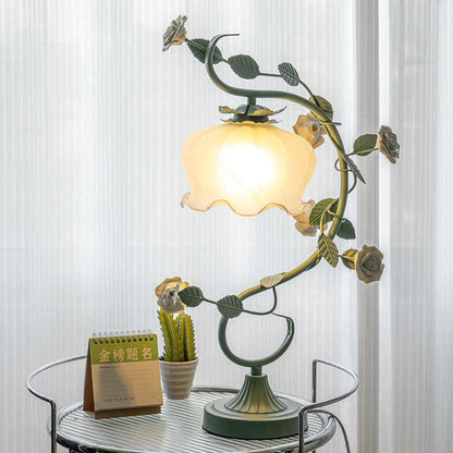 Charming Rose Lighting Lamp - Rosa-Green-State of Style