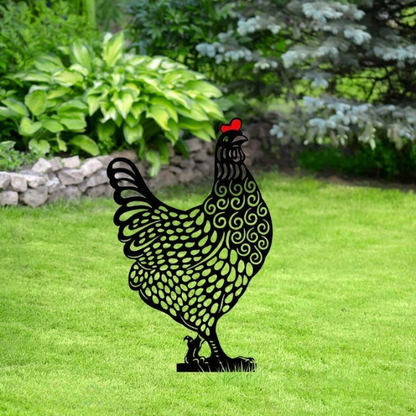 JoyChickens | Set van 5 vrolijke kipdecoraties