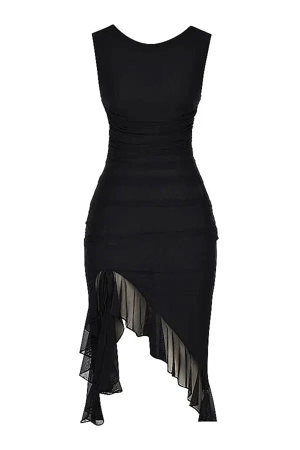 Damen Elegantes Cocktail Sommerkleid | Midi