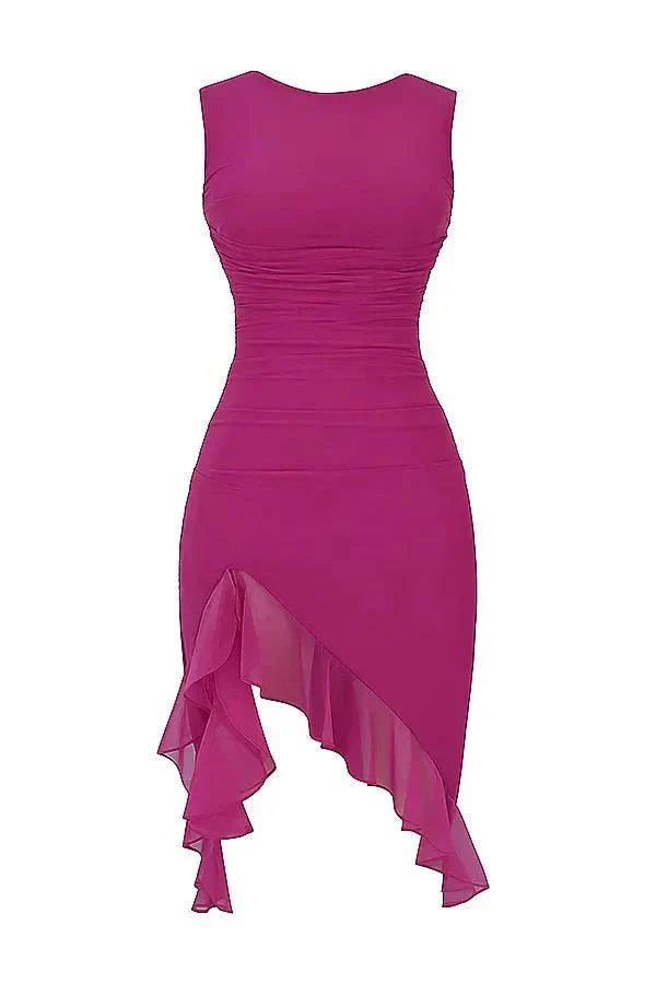 Damen Elegantes Cocktail Sommerkleid | Midi