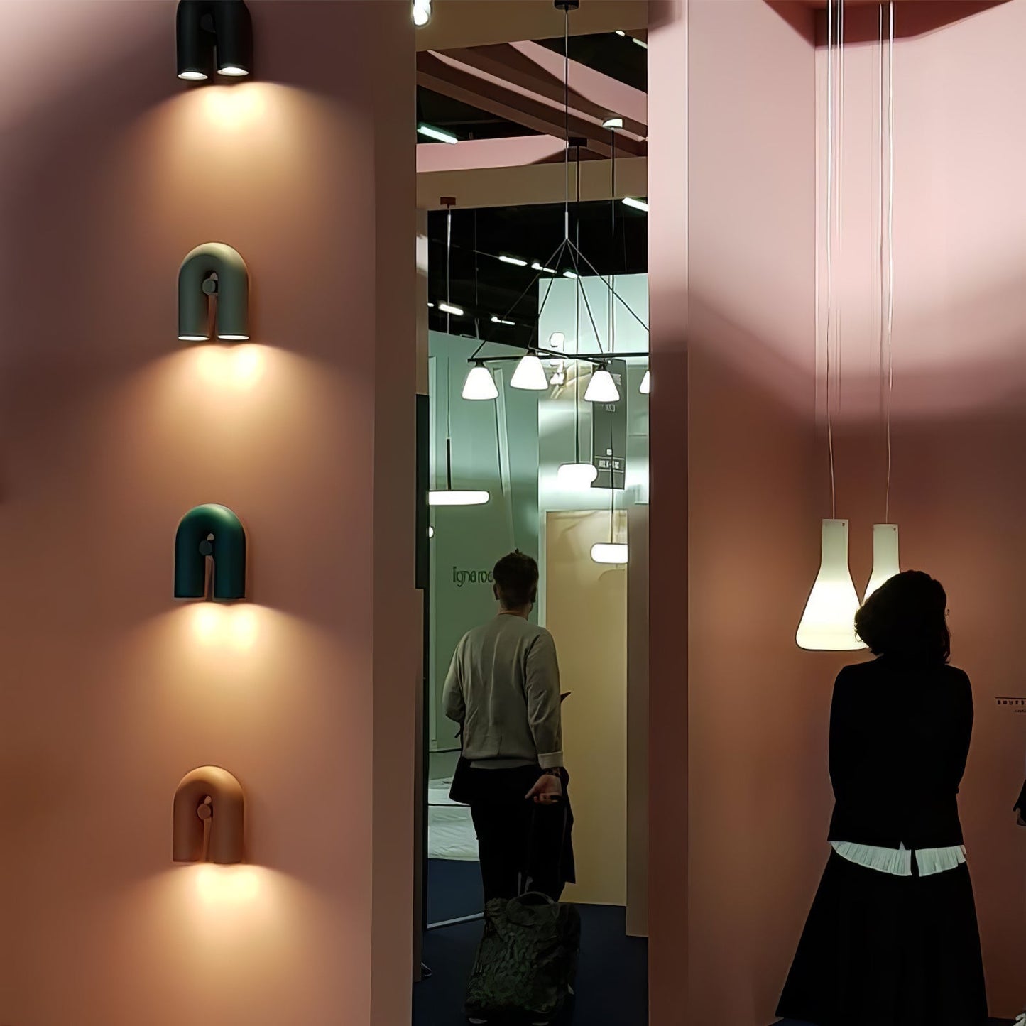 Modern Circus Wall Lamp Adjustable U-Shaped Design | Integrated LED 3000K–6000K | Aluminum & ABS | Indoor Decorative Lighting