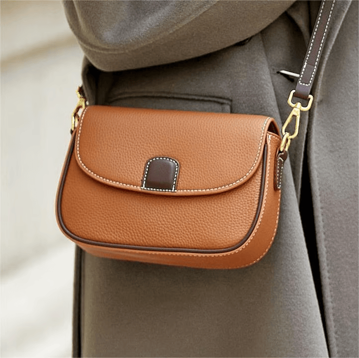 Elva™ – Stylische Crossbody-Leder-Tasche für jeden Tag