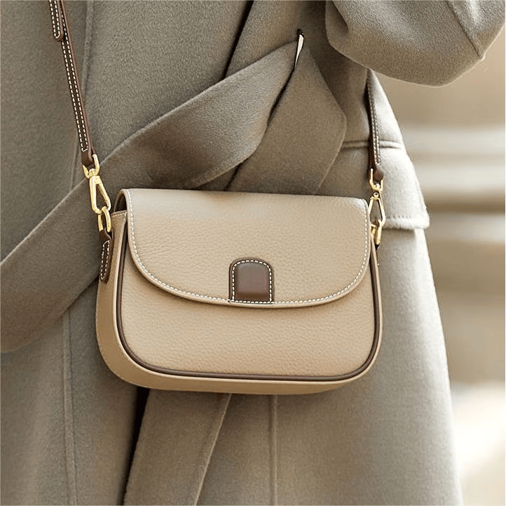 Elva™ – Stylische Crossbody-Leder-Tasche für jeden Tag
