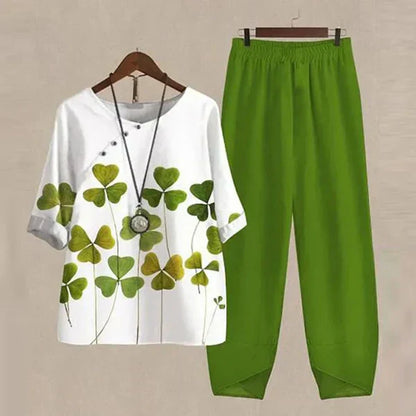 Lilou - Comfortable and Chic Shirt and Pants Set