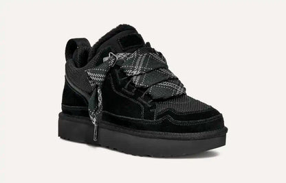 Comfortable Winter Suede Shoes - Amber-Black-4-Nora Luxe