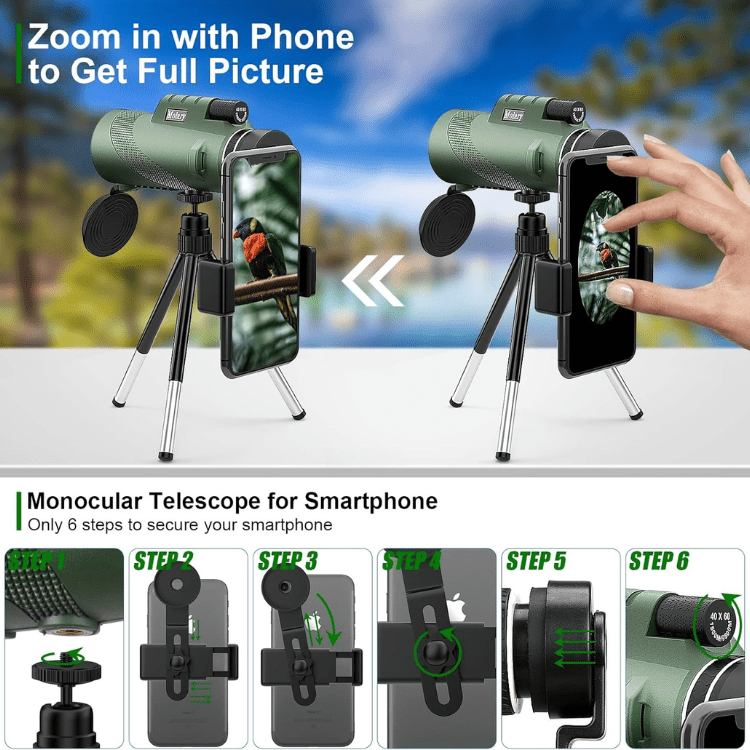 Compact 600x Ultra-Zoom Monoculair