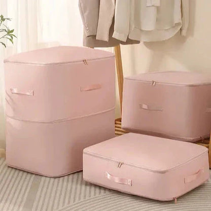Compression Storage Bags - VacuumEase-Pink-L(20.47x16.54x11.81 inches)-Nora Luxe