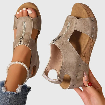 Women's Orthopedic Zipper Sandal
