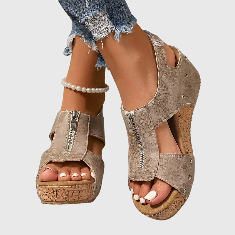 Women's Orthopedic Zipper Sandal