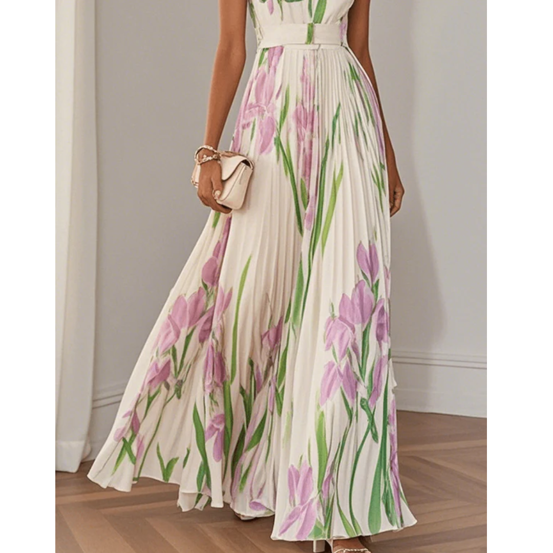 Corinna | Damen Fließendes Maxikleid Boho