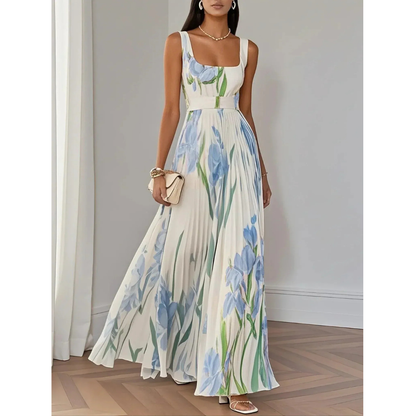 Corinna | Damen Fließendes Maxikleid Boho