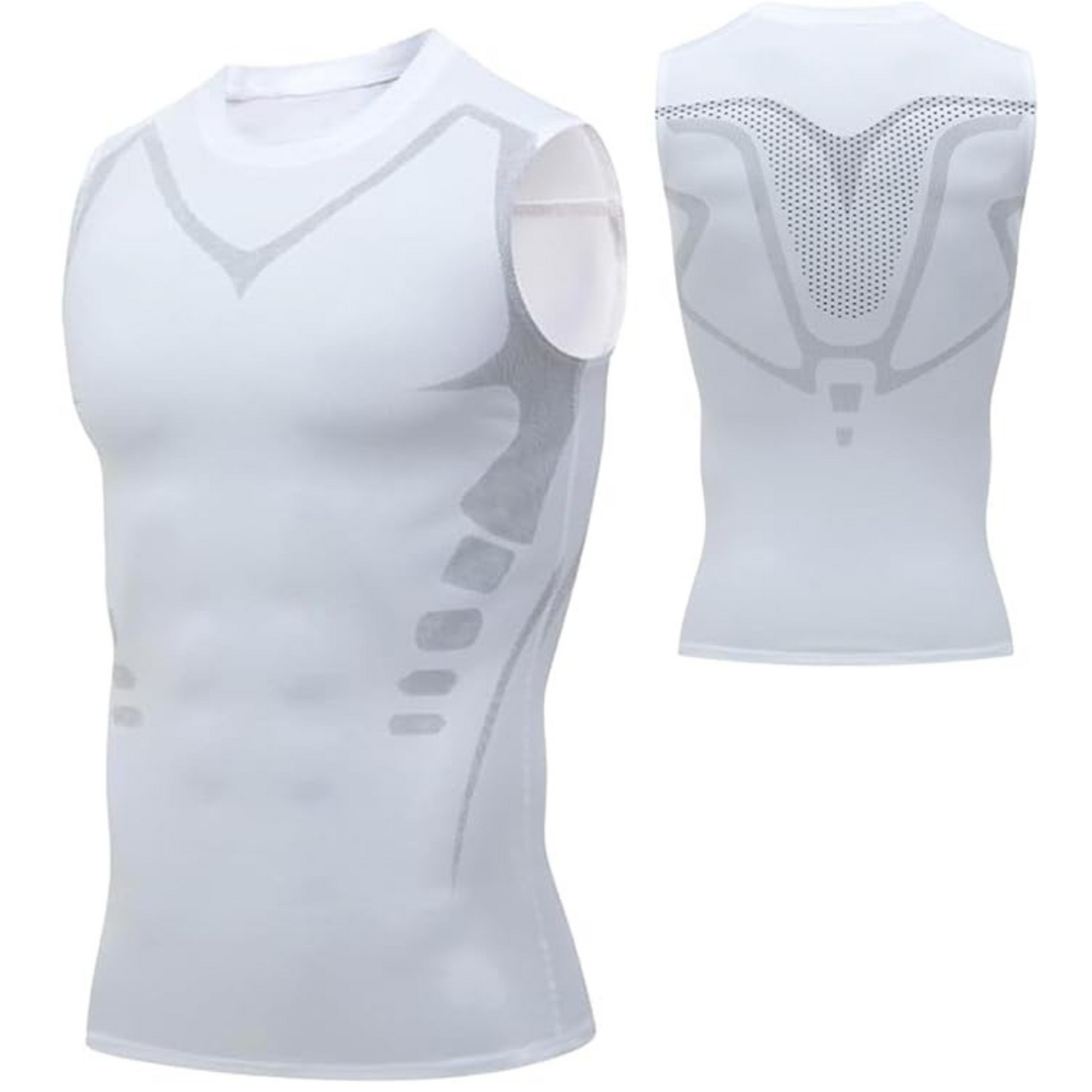 Corrective Dress Shirt – CoreForm Bodyshape-White-S (50-70kg)-State of Style