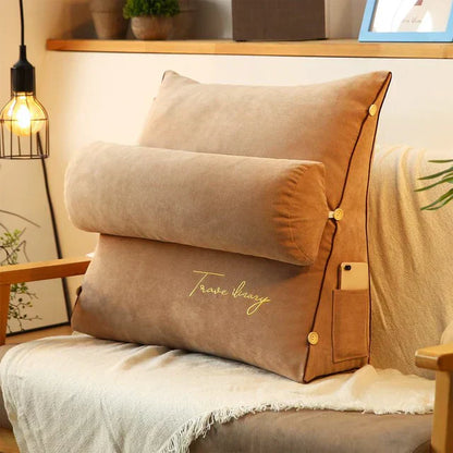 Ergonomisches Rückenstützkissen in Keilform – Relaxa