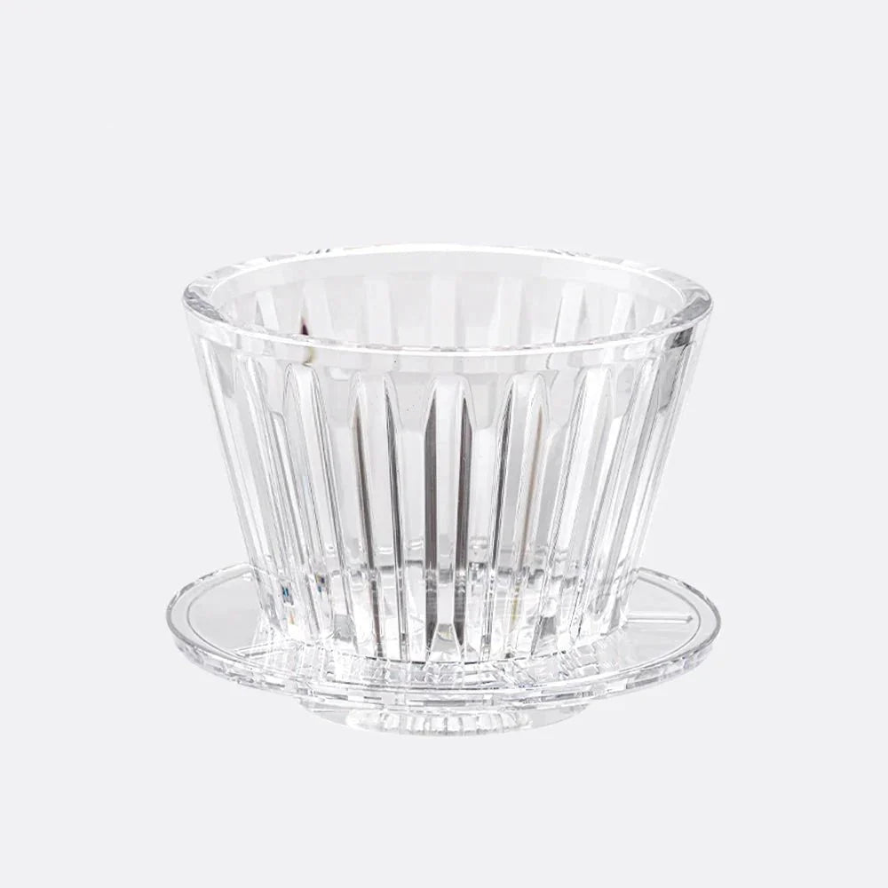 Crystal Eye Flat Bottom Koffie Dripper - Perfecte Extractie - Snel en Eenvoudig Gebruik-Coffee & Tea-De Bazelaar