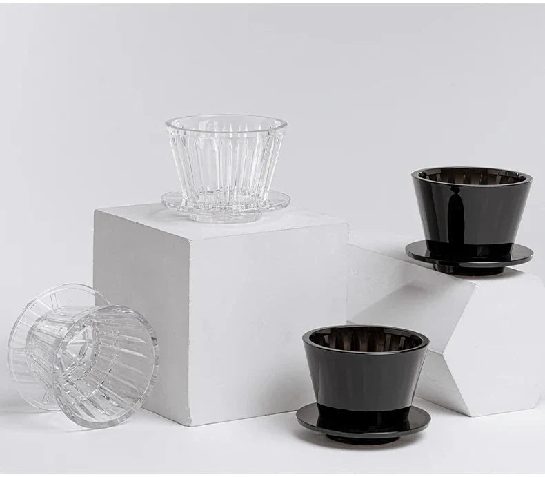 Crystal Eye Flat Bottom Koffie Dripper - Perfecte Extractie - Snel en Eenvoudig Gebruik-Coffee & Tea-De Bazelaar