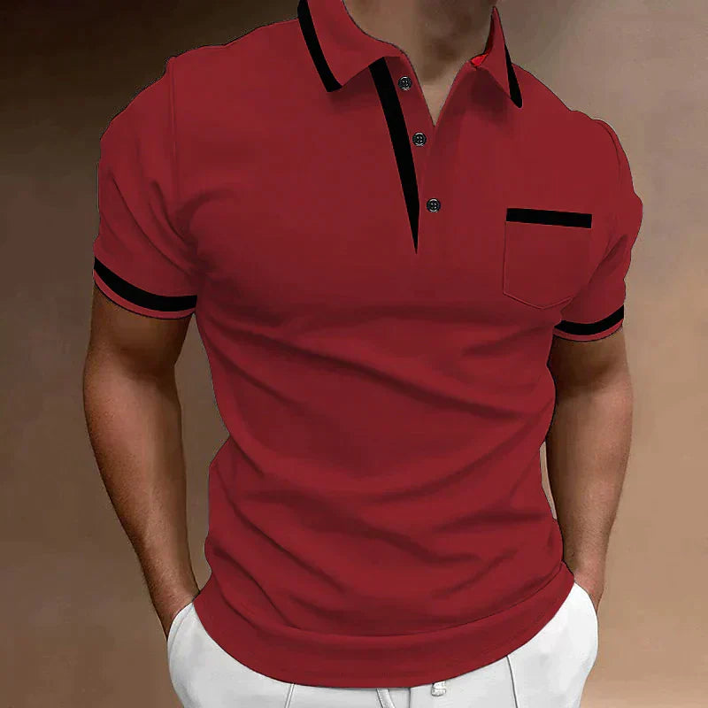 Elegantes Poloshirt für Männer aus hochwertigem Material für Freizeit und Business