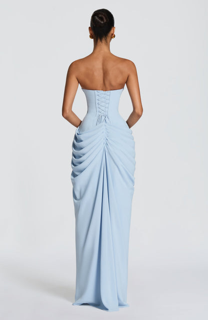 LOLA - Vestido Largo Drapado Elegante