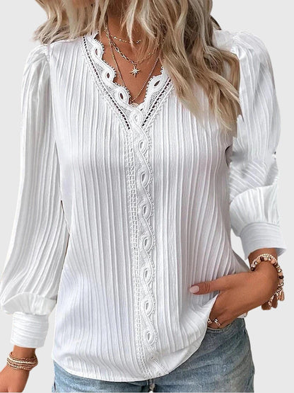 TCF Chic Pullover Blouse - Breathable Fabric Women's Shirt
