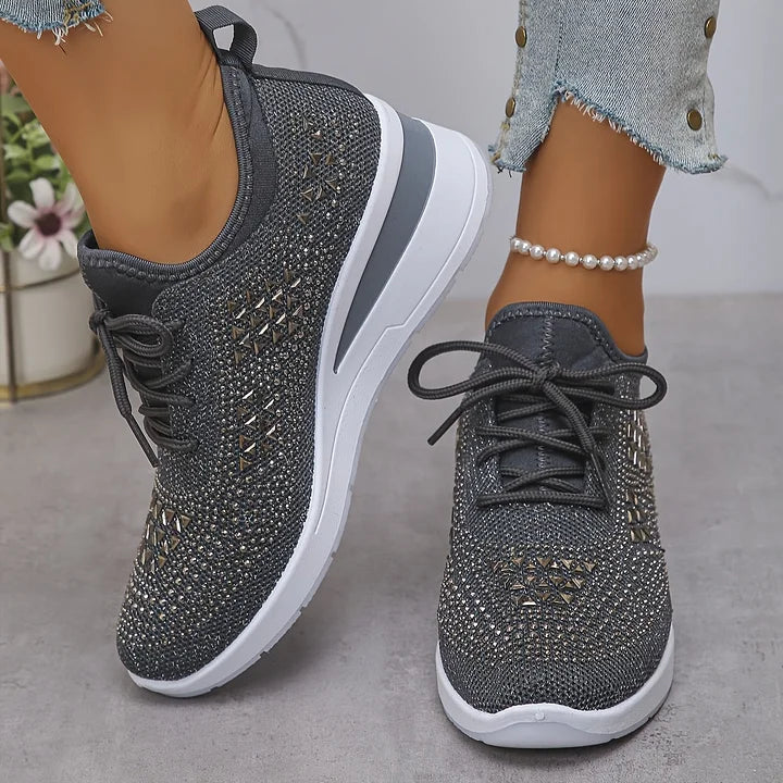 Léonie | Baskets Brillantes Confort