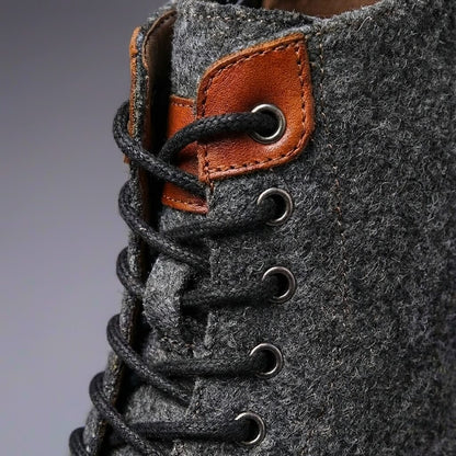 Fletcher Prestige Leather Wool Boots