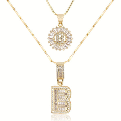 GemLetter Ketting - Initiaal Hanger met Luxe Glans
