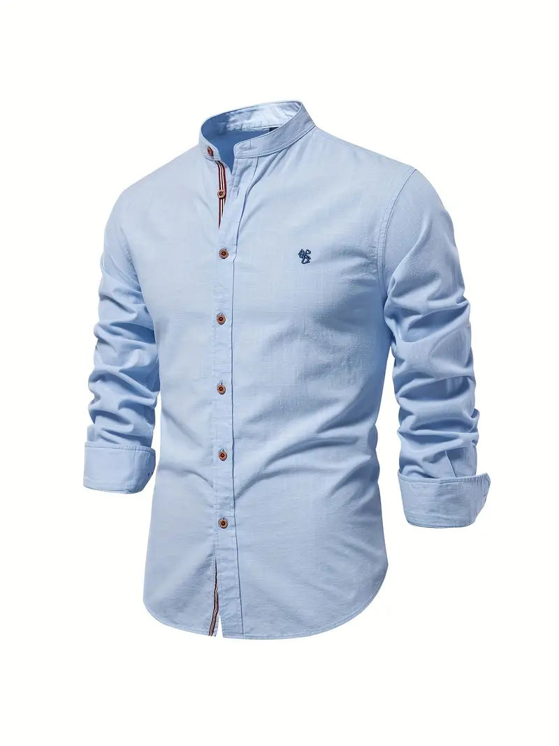 Men’s Classic Button Shirt – Elegant Comfortable Breathable Stylish Casual Smart Everyday Wear