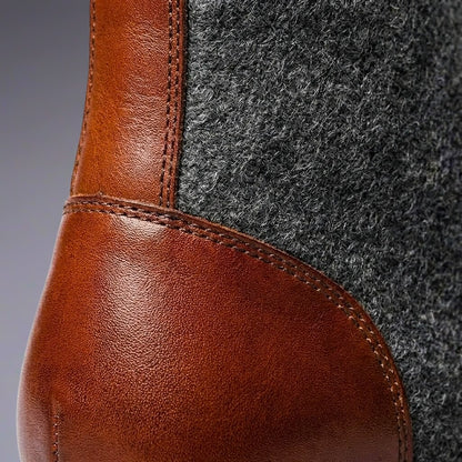 Fletcher Prestige Leather Wool Boots