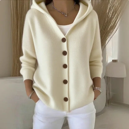 Kefilwe | Soft Cotton Hooded Cardigan