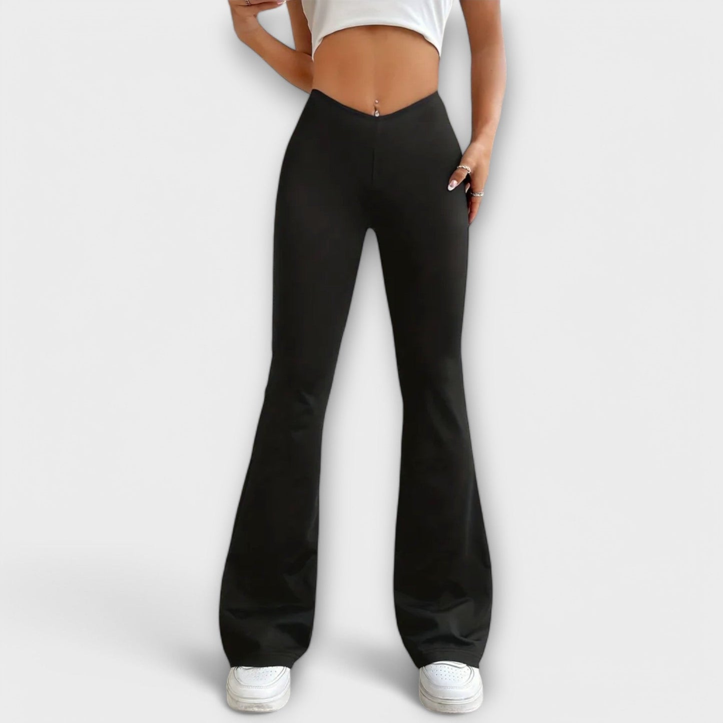 Serena - Pantalones holgados con pata ancha