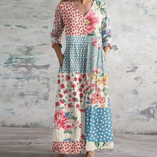 Kristen™ | Elegant Retro Maxi Dress