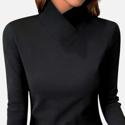 Valmonti | Women’s Criss-Cross Neck Blouse